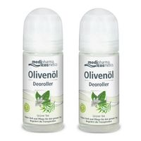 2Х Дезодорант роликовый Зеленый чай Olivenol Medipharma/Медифарма 50мл