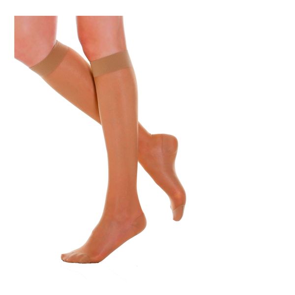 Гольфы компрессионные 15-21 mmHg Lady Relaxsan/Релаксан Gambaletto, телесные, р.4