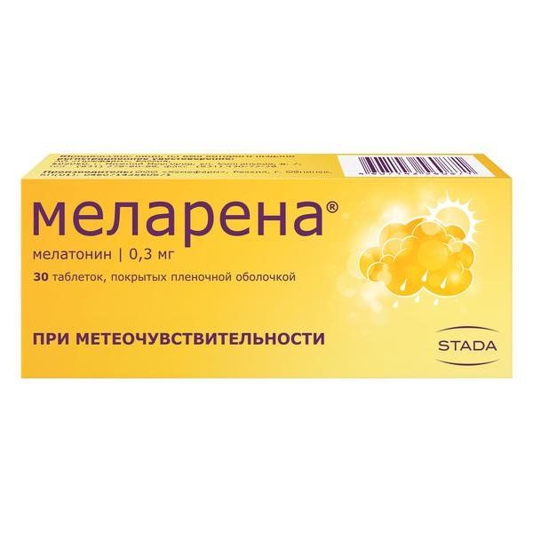 Меларена таблетки п/о плен. 0,3мг 30шт