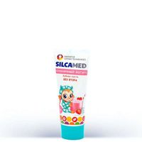 Зубная паста клубничный йогурт Silcamed/Силкамед 65мл миниатюра фото №2