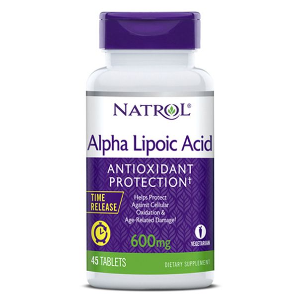 Альфа-липоевая кислота Natrol таблетки 600мг 45шт NATROL LLC