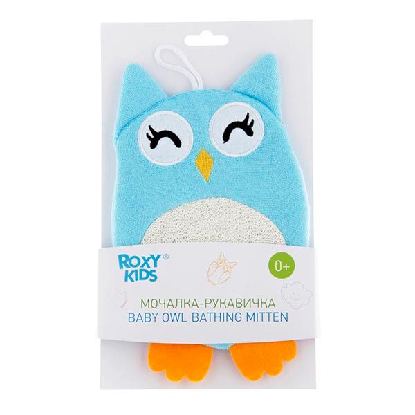 Мочалка-рукавичка махровая для детей с 0 мес. ROXY-KIDS (Рокси Кидс) Baby Owl фото №2
