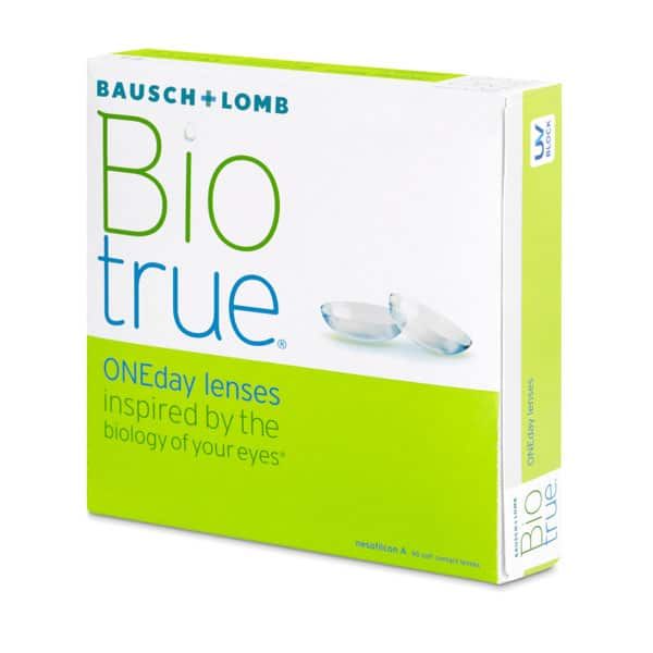 Купить Линзы контактные Bausch&Lomb/Бауш энд Ломб Biotrue Oneday (8.6/-3, 50) 90шт, Bausch & Lomb, США
