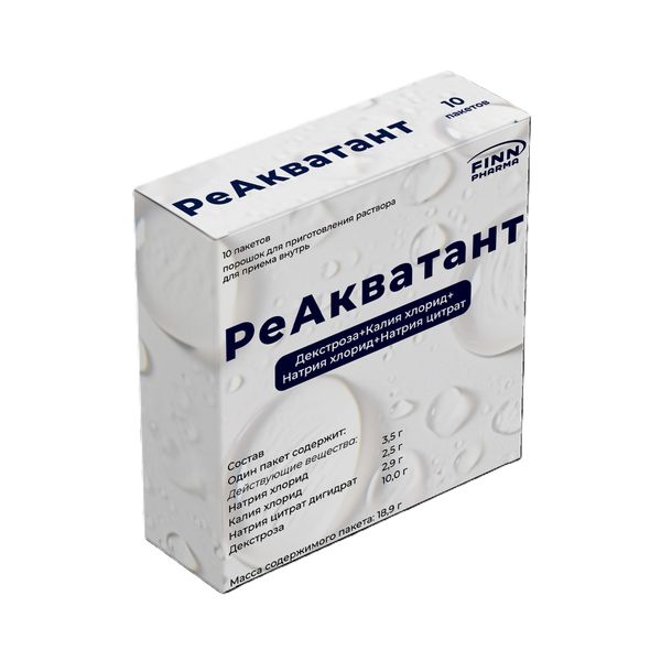 РеАкватант порошок для приг. раствора для приёма внутрь пакет 18,9г 10шт