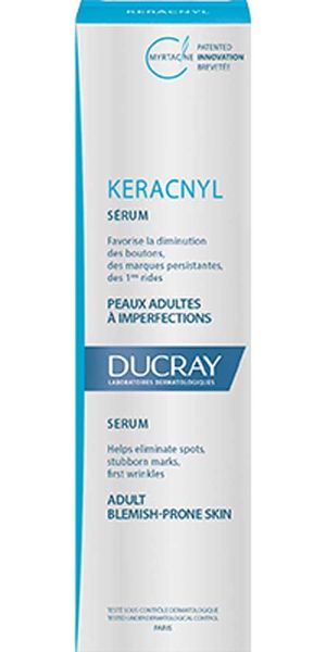 Сыворотка разглаживающая для проблемной кожи Keracnyl Ducray/Дюкрэ 30мл