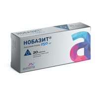 Нобазит таблетки п/о плен. 250мг 20шт миниатюра фото №2