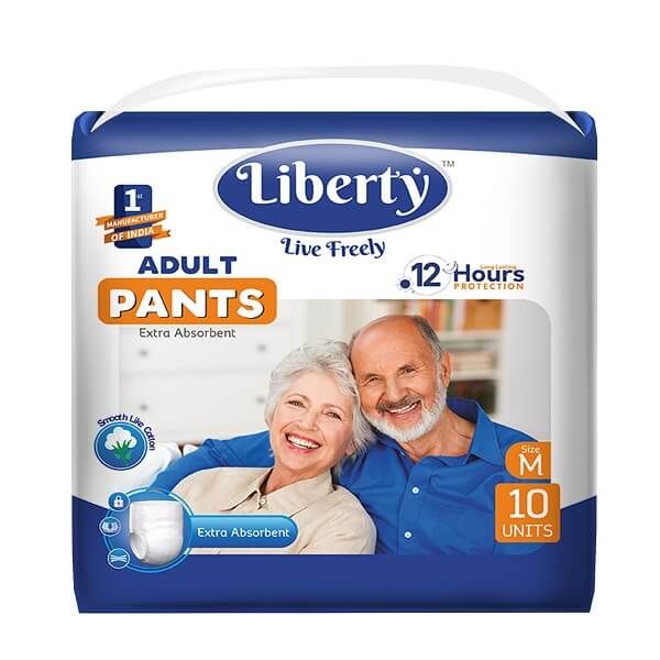 Подгузники-трусики для взрослых Premium Pants Liberty/Либерти 61-115см 10шт р.M synergetic подгузники трусики pure