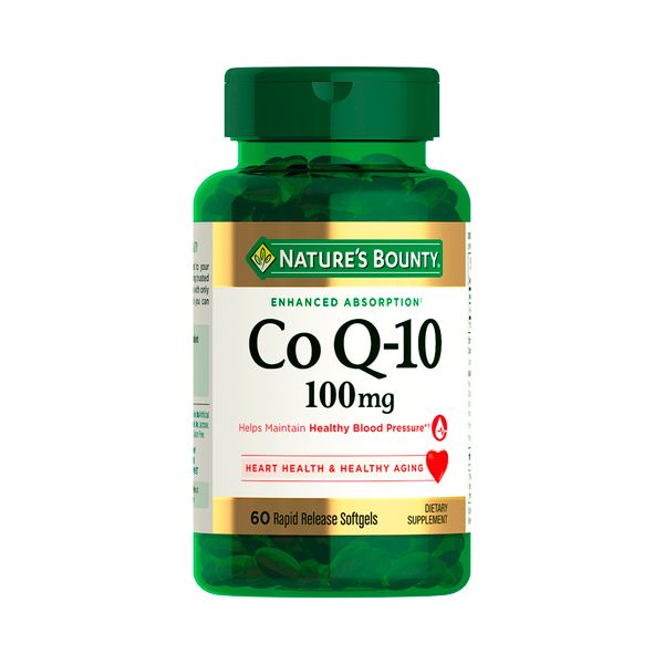 Коэнзим Q10 Nature's Bounty/Нэйчес баунти капсулы 100мг 60шт nature s bounty легкодоступное железо 28 мг