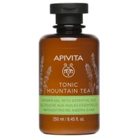 Гель для душа с эфирными маслами тонизирующий горный чай Apivita/Апивита 250мл