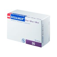 Эквамер капсулы 10мг+20мг+20мг 30шт