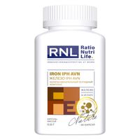 Железо IPH AVN хелатно-минеральный пептидный комплекс RatioNutriLife капсулы 0,55г 30шт, миниатюра фото №17