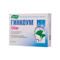 Гинкоум капсулы 120мг 30шт, миниатюра фото №2