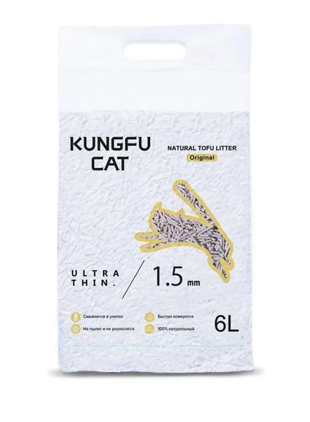 Наполнитель растительный Original Kungfu Cat 6л Hubei Miao Pet Trading Co