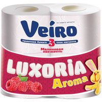 Бумага туалетная 3-х слойная Aroma Luxoria Вейро 4шт