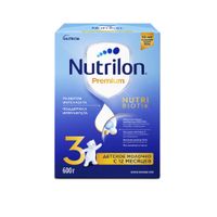 Молочко сухое быстрорастворимое детское напиток молочный Junior Premium 3 Nutrilon/Нутрилон 600г миниатюра