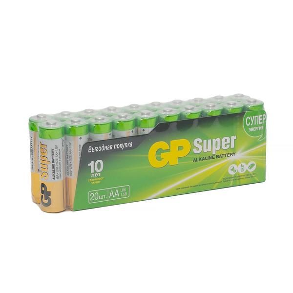 Батарейки алкалиновые GP Super Alkaline 15А АA 20 шт. GP Batteries International  CN (GP Batteries International Limited)