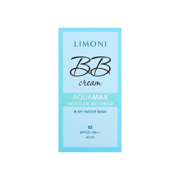 BB-крем для лица увлажняющий тон 2 Aquamax moisture bb-cream 40 мл Limoni фото №4