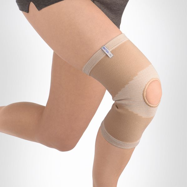 Бандаж на коленный сустав Интерлин РК К04, бежевый, р.XL фото №2