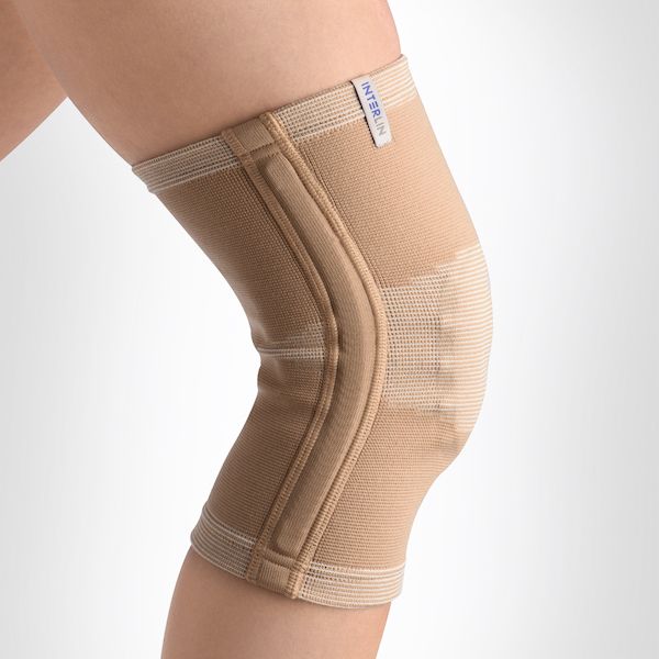 Бандаж на коленный сустав Интерлин РК К03, бежевый, р.M фото №2