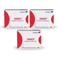 3Х Омез капсулы кишечнорастворимые 20мг 30шт
