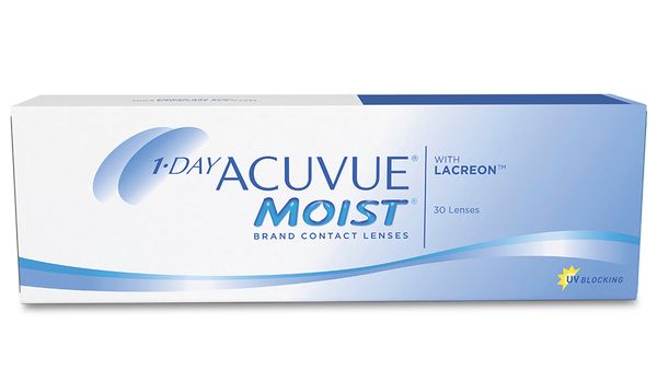 Линзы контактные Acuvue 1 day moist (8.5/-5) 30шт линзы контактные acuvue 1 day oasys with hydraluxe 8 5 4 00 90шт