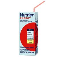 Диетическое лечебное питание для взрослых и детей с 3 лет со вкусом банана Энергия Nutrien/Нутриэн 200мл