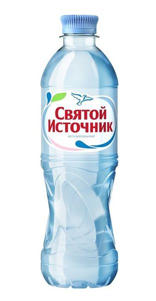 Вода Святой Источник природная питьевая негазированная 0,5 л..