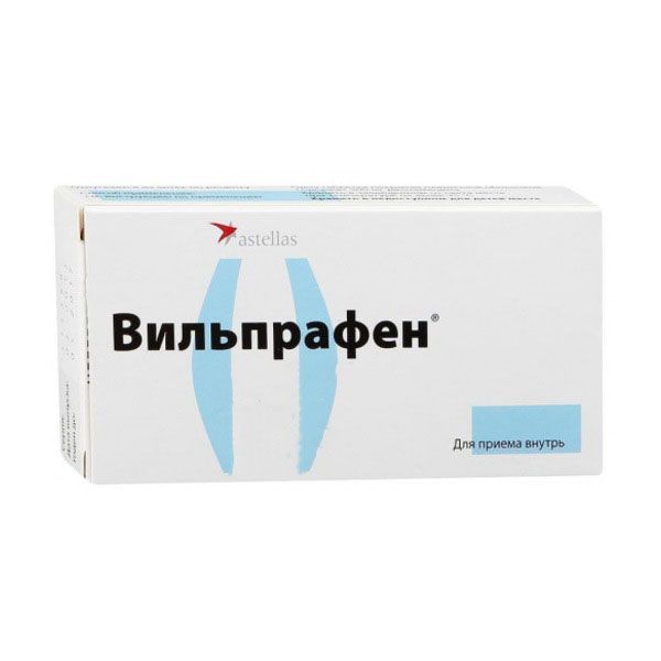 Вильпрафен таблетки п/о плён. 500мг 30шт