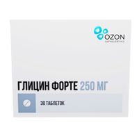 Глицин Форте таблетки защечные и подъязычные 250мг 30шт миниатюра фото №2