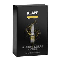 Сыворотка двухфазная ретинол Power Effect Bi-Phase Serum+Retinol Klapp Cosmetics 1мл 3шт