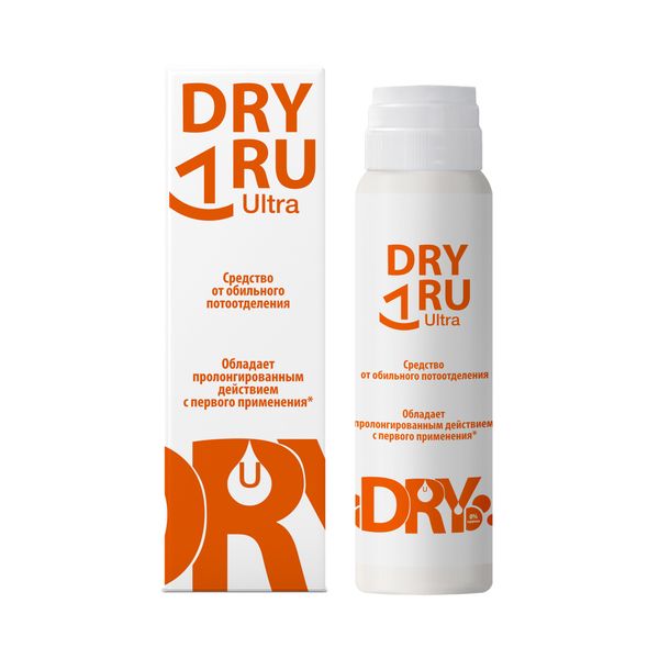 Средство от обильного потоотделения с пролонгированным действием Ultra Dry Ru/Драй Ру 50мл фото №2