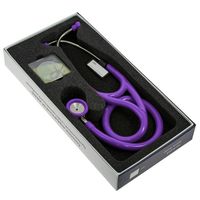 Стетоскоп терапевтический фиолетовый 04-АМ420 Deluxe Master Amrus/Амрус миниатюра фото №2