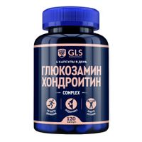 Глюкозамин Хондроитин GLS Pharmaceuticals/ГЛС Фармасьютикалс капсулы 400мг 120шт