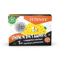 Иттенси цинк и витамин С апельсин пастилки для рассасывания 2,5г 24шт