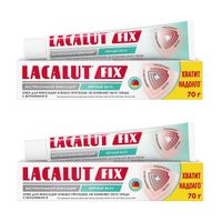 2Х Крем для фиксации зубных протезов экстрасильный с мятным вкусом Fix Lacalut/Лакалют 70г