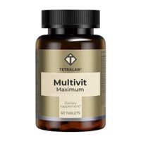 Мультивит Максимум Tetralab/Тетралаб таблетки п/о 1500мг 60шт, миниатюра фото №2