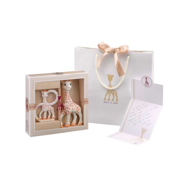 Игрушки в наборе: жирафик в подарочной упаковке Софи Vulli фото №3