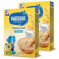 Каша сухая молочная Овсяная с бифидобактериями Nestle/Нестле 220г миниатюра фото №2