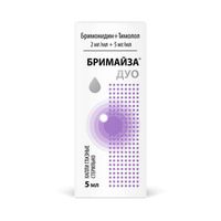 Бримайза Дуо капли глазные 2мг/мл+5мг/мл 5мл миниатюра фото №2