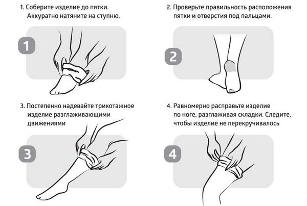 Чулки B.Well (Би велл) JW-214 компрессионные противоэмболические 1 класс компрессии р.4 белый  фото №7