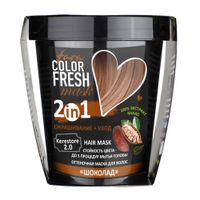 Маска для волос оттеночная Color fresh Fara 250мл тон Шоколад миниатюра