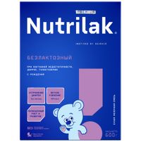 Смесь сухая специализированная для детей с рождения безлактозная Premium Nutrilak/Нутрилак пачка 600г