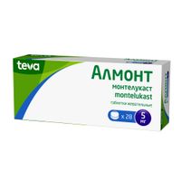 Алмонт таблетки жевательные 5мг 28шт