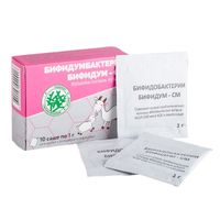 Бифидобактерии бифидум-СМ порошок в саше-пакетах 1г 10шт, миниатюра