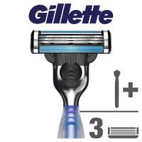 Мужская бритва Gillette (Жиллетт) Mach3 Start с 3 сменными кассетами