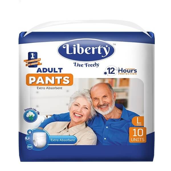 Подгузники-трусики для взрослых Premium Pants Liberty/Либерти 75-140см 10шт р.L joonies подгузники трусики standard 36