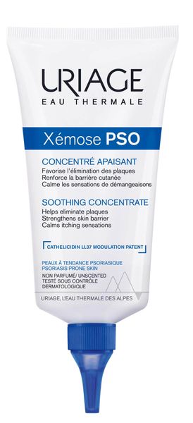 Крем-концентрат для лица и тела успокаивающий для кожи склонной к псориазу Xemose PSO Uriage/Урьяж 150мл