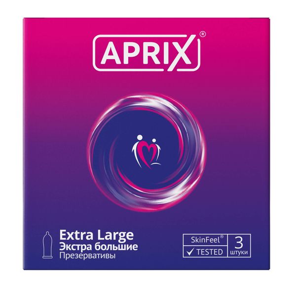 Презервативы экстра большие Extra large Aprix/Априкс 3шт