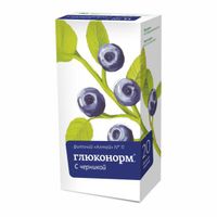 Фиточай Алтай №11 глюконорм с черникой фильтр-пакеты 2г 20шт, миниатюра фото №5