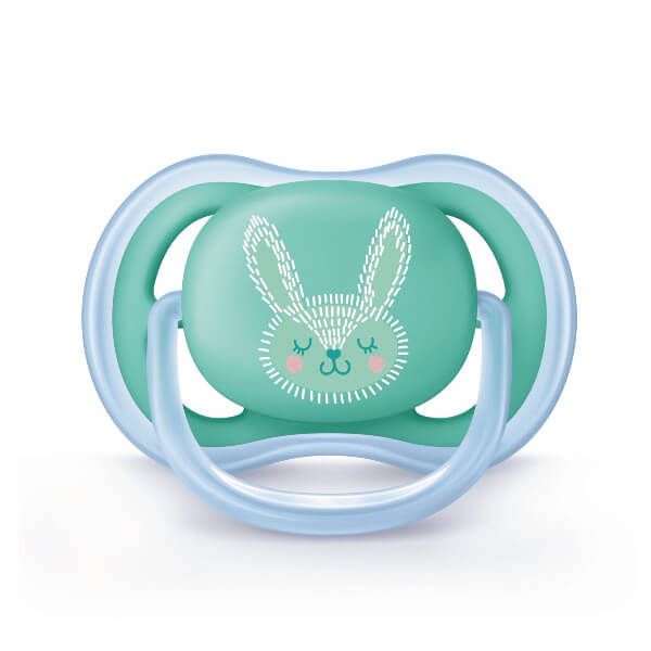 Пустышка Philips Avent серии Ultra Air Design Ёжик 6-18 мес., 2 шт. SCF344/22 фото №2